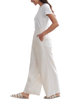 Silk Wide Leg Trousers