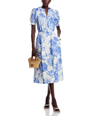 T Tahari - Split Neck Blouse & Skirt