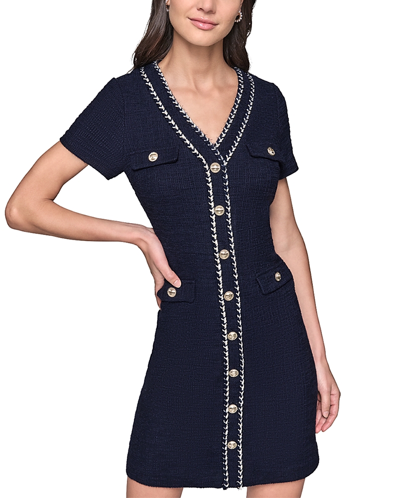KARL LAGERFELD TWEED SHEATH DRESS