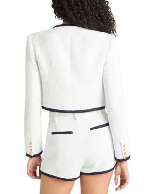 Auden Tweed Contrast Trim Jacket