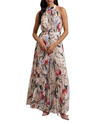 Ted Baker - Curcloa Pleated Floral Maxi Dress