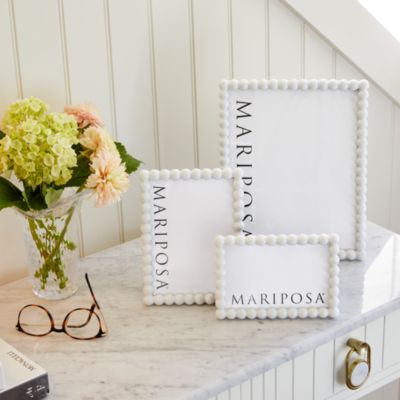 Baubles White Frame, 8" x 10"