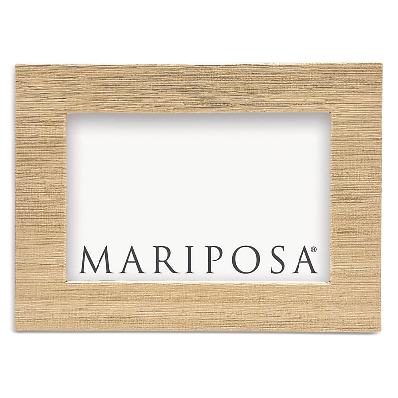 Mariposa Mallorca Faux Grasscloth Frame, 4 x 6
