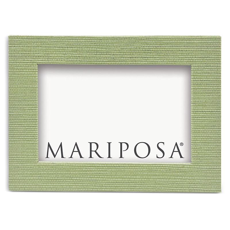 Mariposa Faux Grasscloth Picture Frame In Palma