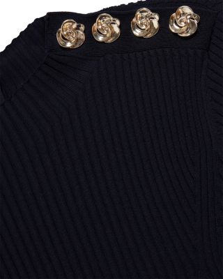 Lilano Ribbed Knit Skater Dress