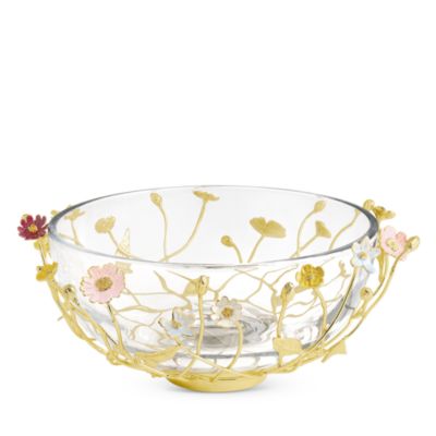 Michael Aram Wildflowers Large Glass Bowl