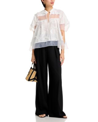 Chiffon Tie Neck Top