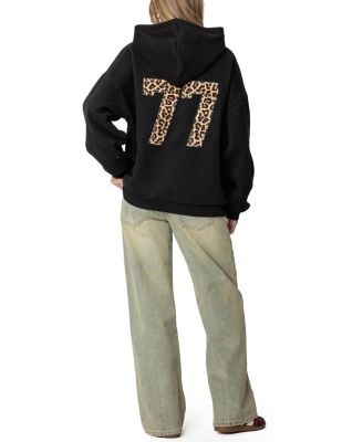 Leopard 77 Oversized Hoodie
