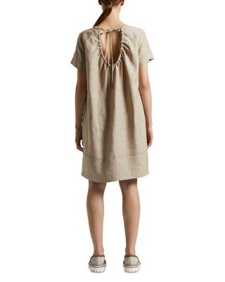 Peserico Flax Linen Mini Dress | Bloomingdale's Women