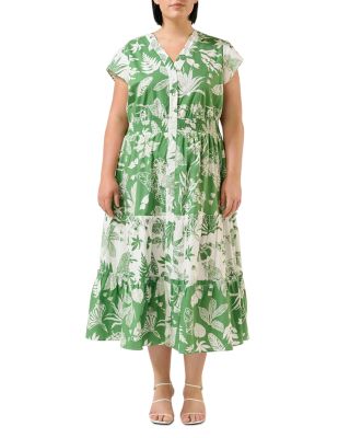 Estelle Plus - Amazonia Tiered Dress