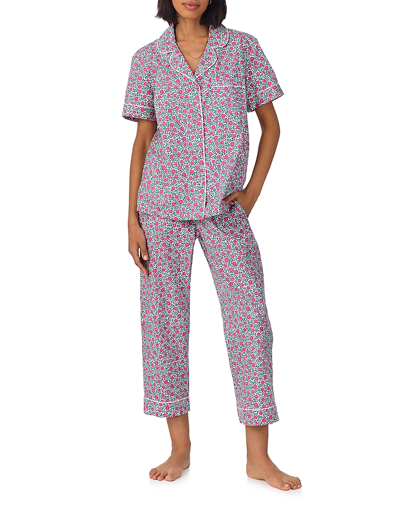 Bedhead Pajamas Cropped Pajama Set In Petite Petunias