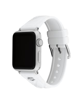 Apple Watch&reg; White Silicone Strap, 38/40/41mm & 42mm
