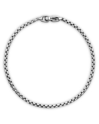 Box Chain Bracelet in Sterling Silver, 2.7mm
