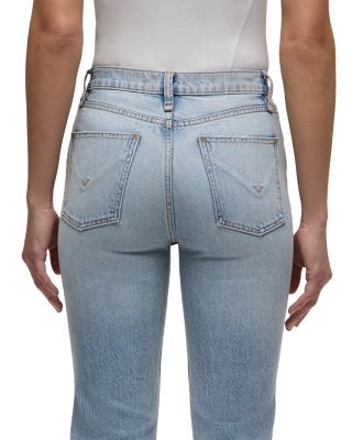 Remi High Rise Straight Ankle Jeans in Sprinkle Destructed