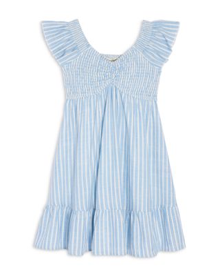 Girls' Striped Smocked Dress - Big Kid