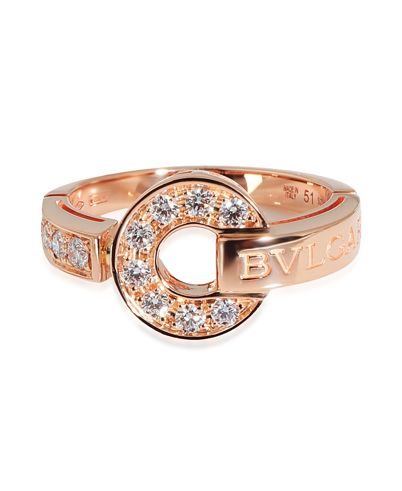Pre-owned Pre-owned Bvlgari Bvlgari 18k Rose Gold Ring