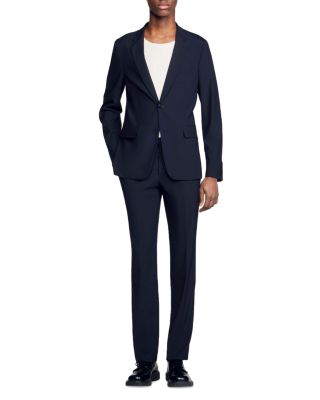 Unstructured Wool Suit Jacket