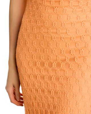 Adoni Floral Mesh Midi Slip Dress