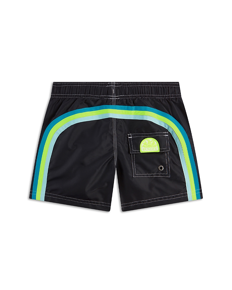 Sundek Boys' Elastic Waist Swim Trunks - Little Kid, Big Kid In Black