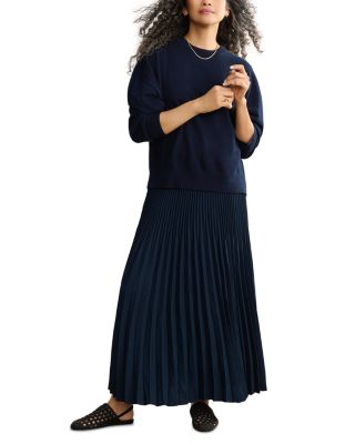 Pleated Maxi Skirt