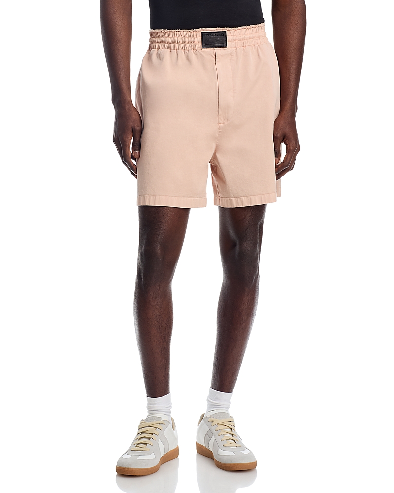 Helmut Lang Relaxed 5.5 Pull On Shorts In Pink