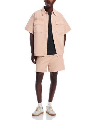 Relaxed Short Sleeve Uniform Shirt