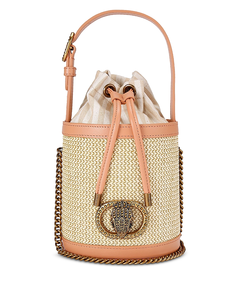 KURT GEIGER SMALL CHELSEA ROUND BUCKET BAG
