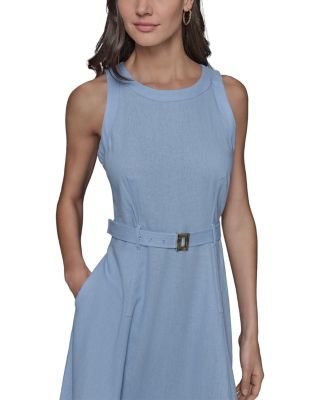 High/Low Belted Dress