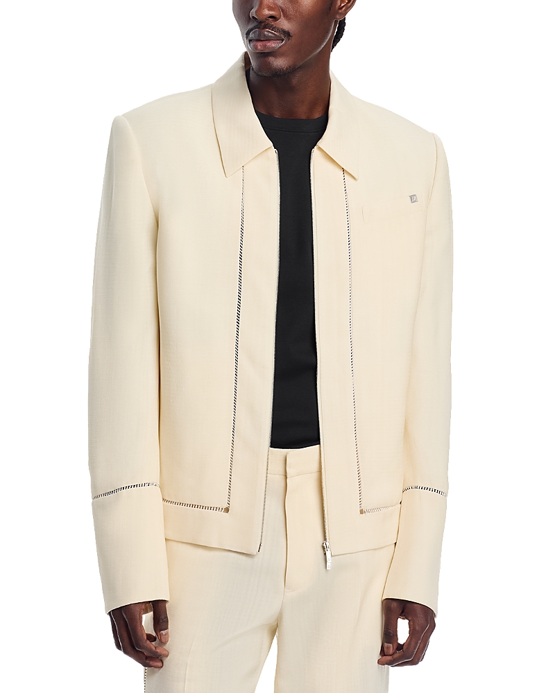 Helmut Lang Border Slub Viscose Jacket