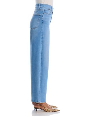 Le Slim High Rise Palazzo Jeans in Honeymoon