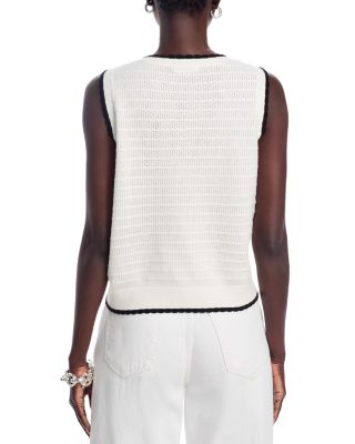 Sleeveless Tip Sweater Top