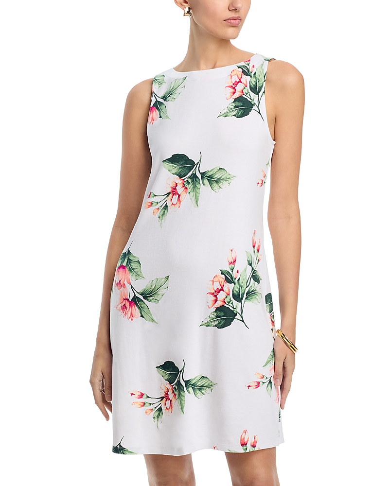 Tommy Bahama Darcy Florentina Print Sleeveless Dress In White