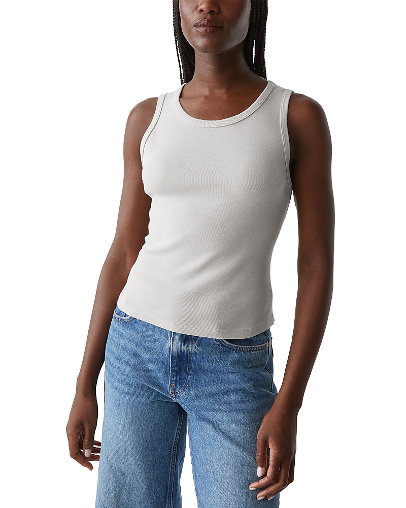 Michael Stars Kendall Cropped Tank In Cement