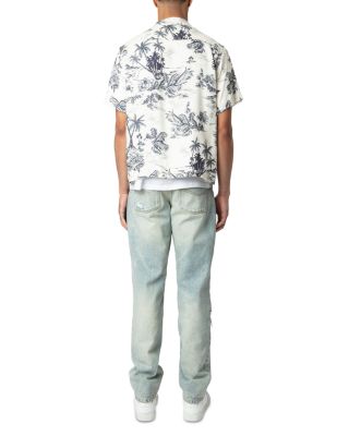 Tropical Palm Regular Fit Camp Shirt