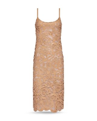 Kazuko Laser Cut Midi Dress
