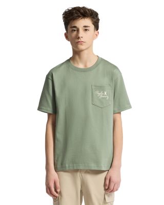 Unisex Desert Heavyweight Relaxed Fit Pocket Tee - Little Kid, Big Kid