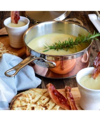 CopperBond&reg; 4-Quart Induction Copper Saucepan with Lid