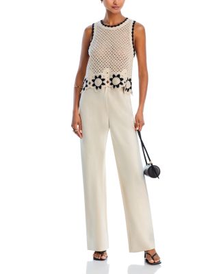 Crocheted Sleeveless Sweater