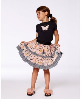 Girls' Printed Ruffle Skirt - Little Kid