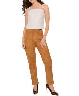 Penny Recycled Leather Cami Top