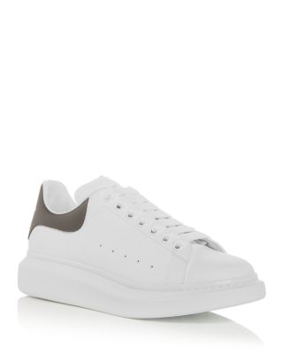 Alexander Men's Oversized Leather Heel Detail Sneakers