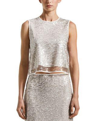 Peserico - Sequin Sleeveless Camisole
