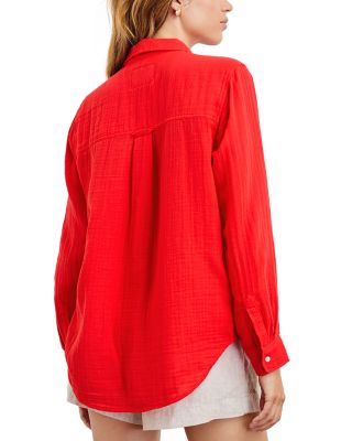 Ellis Cotton Gauze Button Down Shirt  