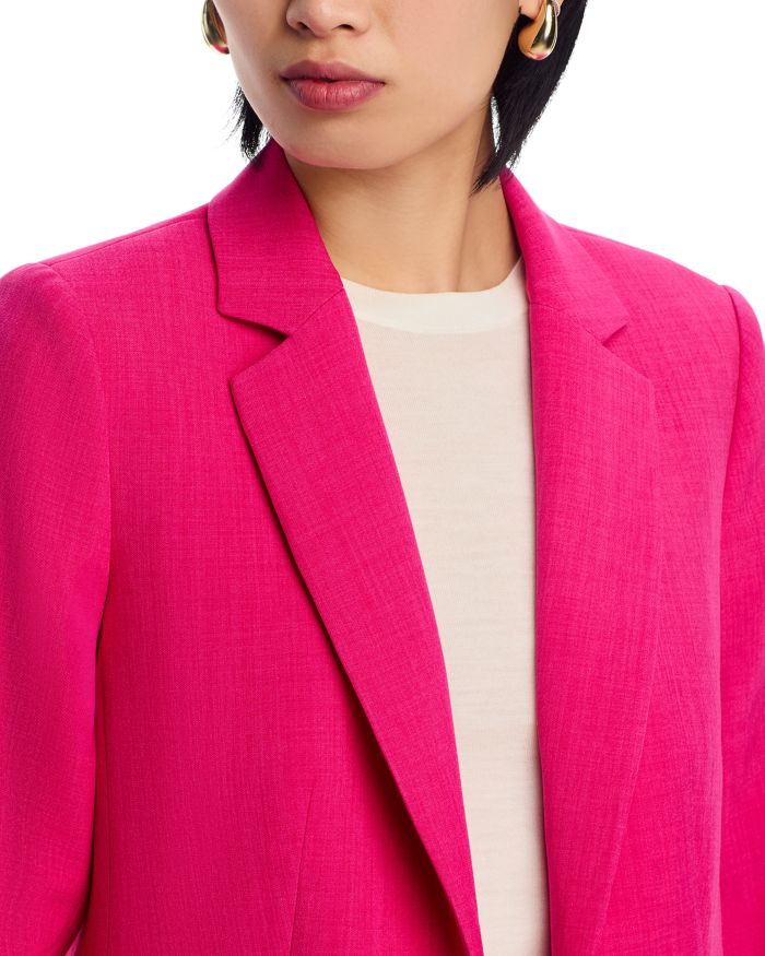 Ruched Sleeve Blazer