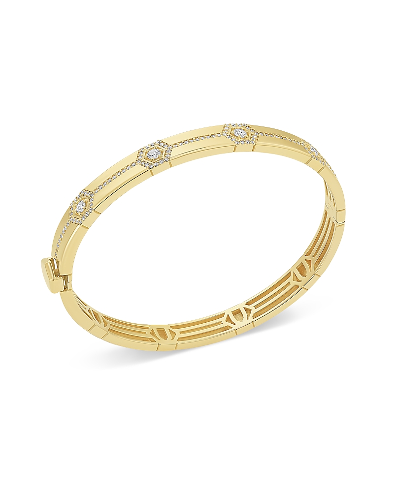 Miseno Jewelry 18k Yellow Gold Baia Diamond Bangle Bracelet In Gold