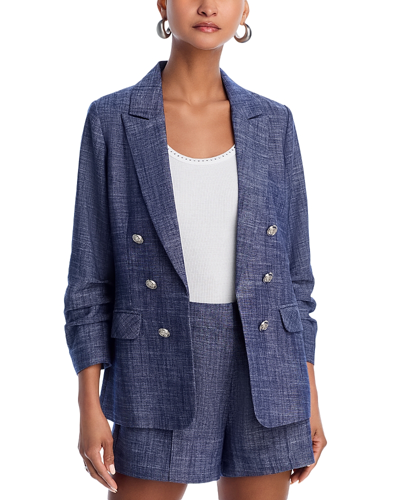 Aqua Chambray Blazer