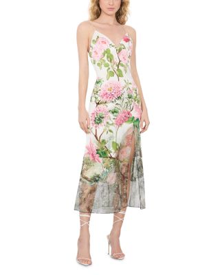 Julietta Cutaway Lace Trim Dress