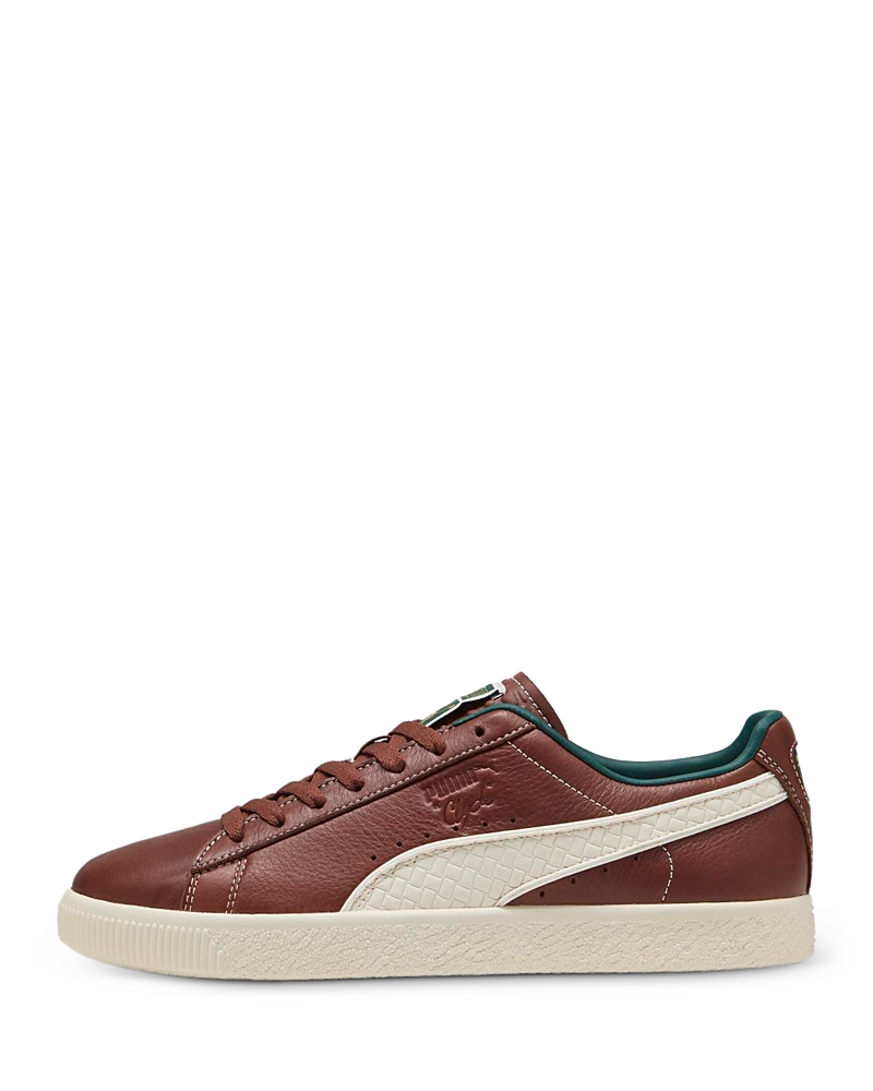 Puma Unisex Clyde Palais Artisan Sneakers In Brown