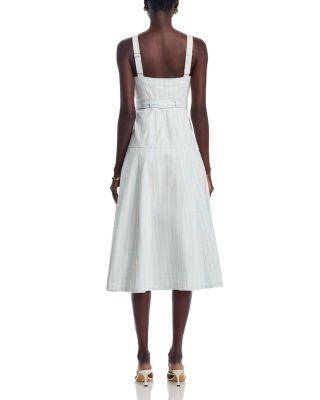 Tina Denim Gingham Dress