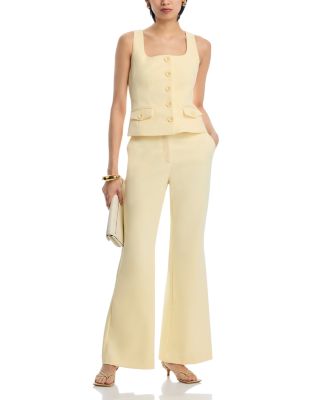 Gaia Mid Rise Flared Pants